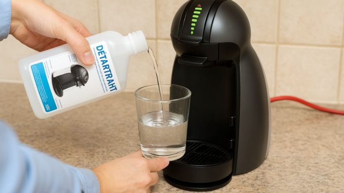 Comment détartrer une machine à café dolce gusto ?